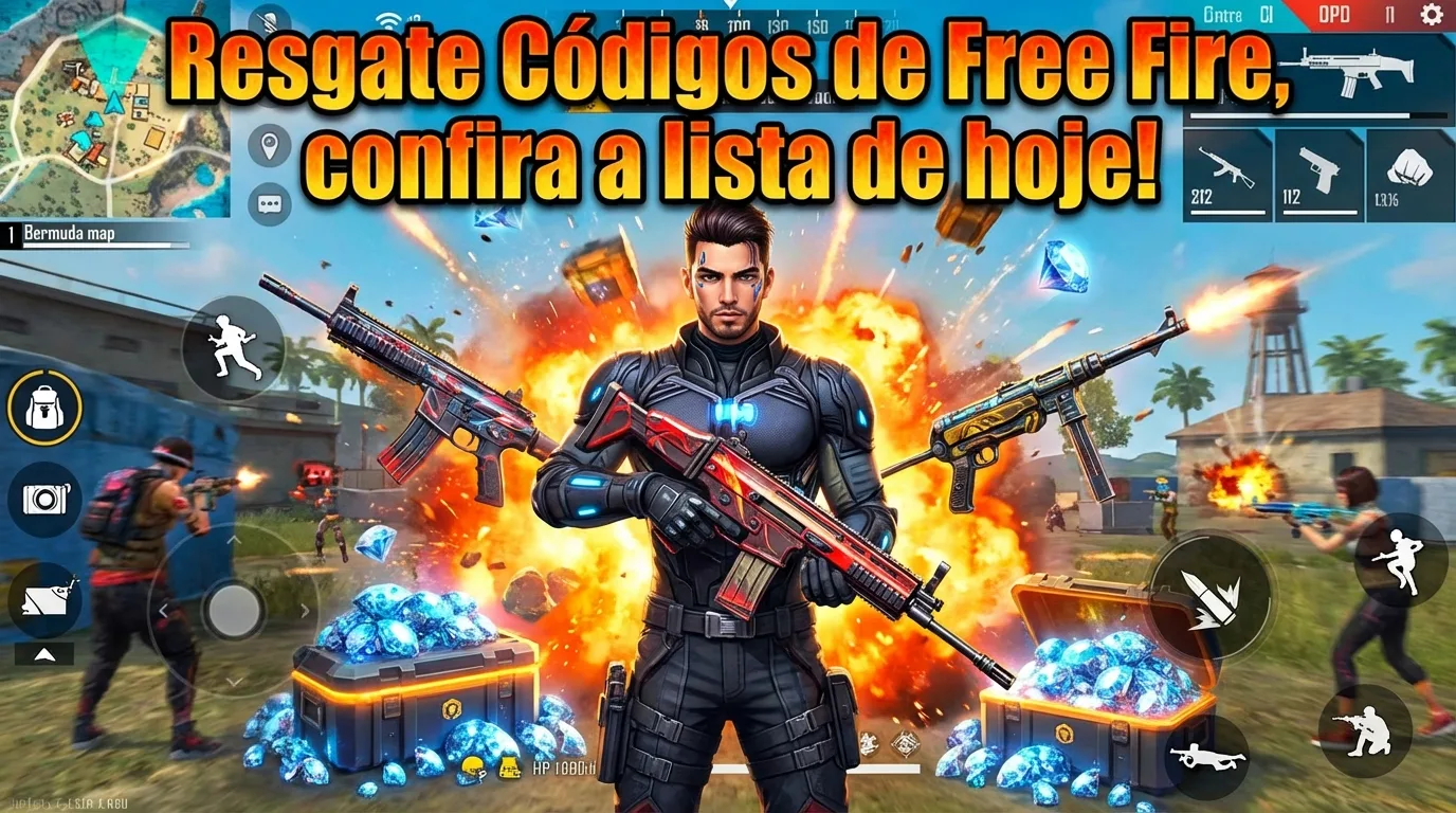 Codiguin FF: Códigos Free Fire de Hoje (27/01/2026) – Resgate Agora!