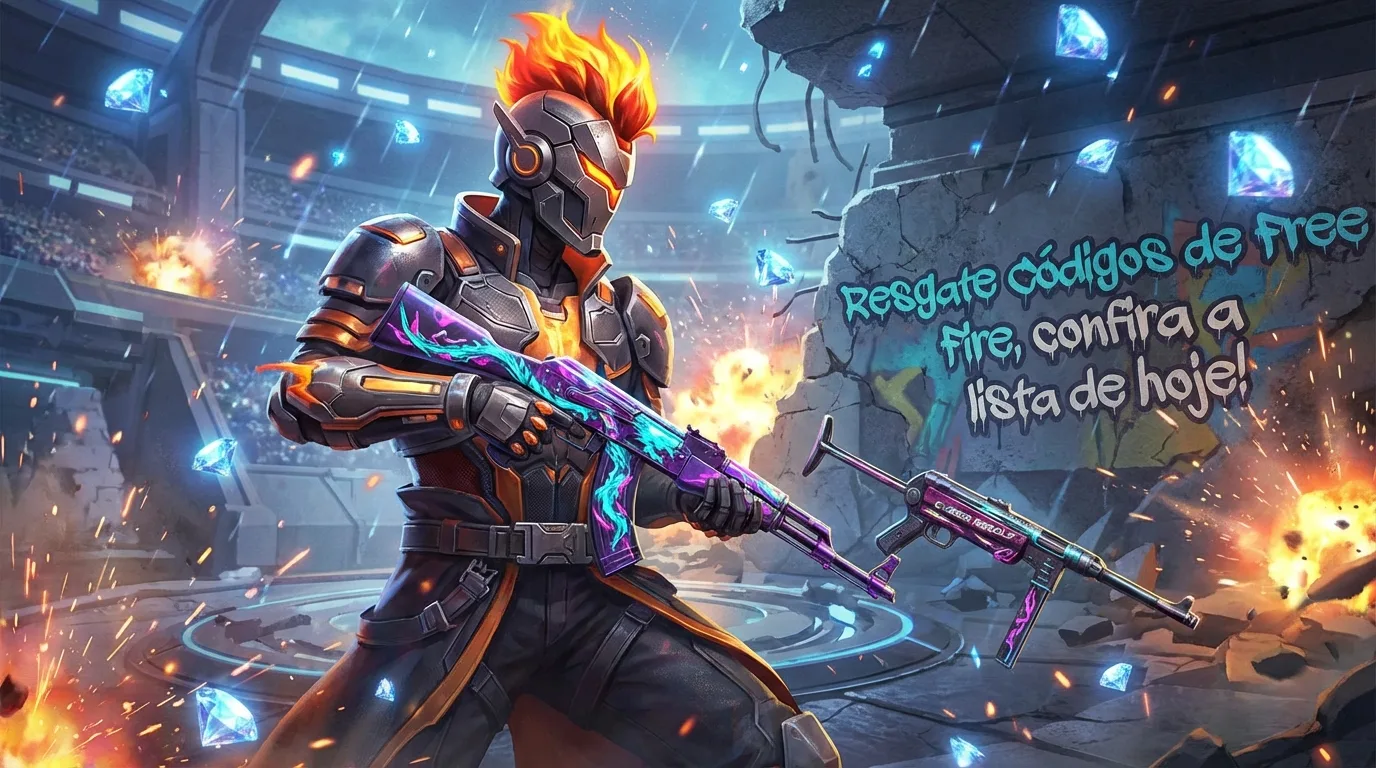 Codiguin FF: Códigos de Free Fire para Resgatar em 30 de Janeiro de 2026