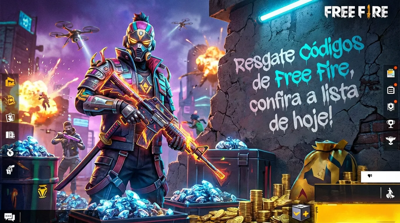 Códigos Free Fire (Codiguin FF) de 29 de janeiro de 2026: Resgate Agora!