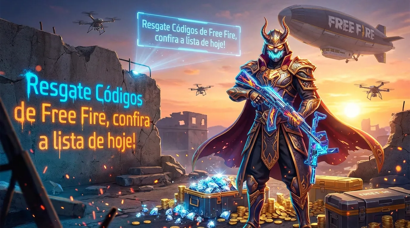 Códigos Free Fire (CODIGUIN FF) de 04/02/2026: Resgate Recompensas Grátis!