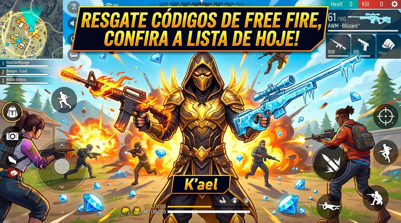 Codiguin FF: Códigos Free Fire Válidos para Hoje, Quinta (05/02/2026)